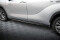 Seitenschweller Ansatz Cup Leisten für Toyota Highlander Mk4 schwarz Hochglanz