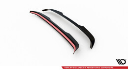 Heck Spoiler Aufsatz Abrisskante passend für VW Taigo R-Line Mk1 schwarz Hochglanz