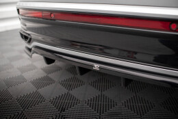 Mittlerer Cup Diffusor Heck Ansatz DTM Look passend für VW Taigo R-Line Mk1 schwarz Hochglanz