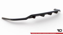 Mittlerer Cup Diffusor Heck Ansatz DTM Look passend für VW Taigo R-Line Mk1 schwarz Hochglanz