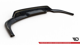 Mittlerer Cup Diffusor Heck Ansatz DTM Look passend für VW Taigo R-Line Mk1 schwarz Hochglanz