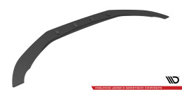 Street Pro Cup Spoilerlippe Front Ansatz passend für Audi RS4 B8 SCHWARZ