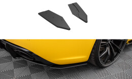 Street Pro Heck Ansatz Flaps Diffusor passend für Audi RS4 B8 SCHWARZ