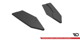 Street Pro Heck Ansatz Flaps Diffusor passend für Audi RS4 B8 SCHWARZ