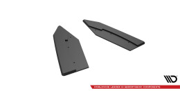 Street Pro Heck Ansatz Flaps Diffusor passend für Audi RS4 B8 SCHWARZ