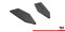 Street Pro Heck Ansatz Flaps Diffusor passend für Audi RS4 B8 SCHWARZ