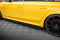 Street Pro Seitenschweller Ansatz Cup Leisten für Audi RS4 B8 SCHWARZ