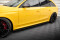 Street Pro Seitenschweller Ansatz Cup Leisten passend für Audi RS4 B8 rot