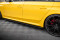Street Pro Seitenschweller Ansatz Cup Leisten passend für Audi RS4 B8 rot
