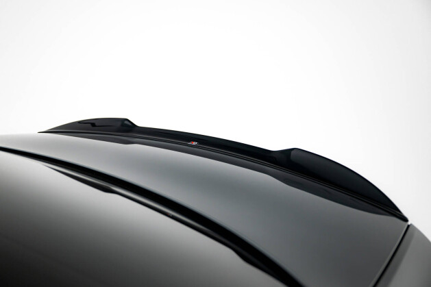 Heck Spoiler Aufsatz Abrisskante 3D passend für Audi S8 / A8 S-Line D5 Facelift schwarz Hochglanz