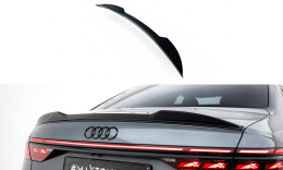 Heck Spoiler Aufsatz Abrisskante 3D für Audi S8 / A8 S-Line D5 FL schwarz Hochglanz