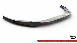 Cup Spoilerlippe Front Ansatz V.2 passend für Audi A4 Competition B9 schwarz Hochglanz