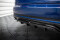 Mittlerer Cup Diffusor Heck Ansatz DTM Look passend für Audi A4 Competition B9 schwarz Hochglanz