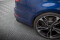 Heck Ansatz Flaps Diffusor passend für Audi A4 Competition B9 schwarz Hochglanz