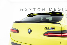 Unten Heck Spoiler Aufsatz Abrisskante 3D passend für BMW X4 M F98 Facelift schwarz Hochglanz