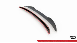 Unten Heck Spoiler Aufsatz Abrisskante 3D passend für BMW X4 M F98 Facelift schwarz Hochglanz