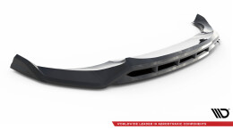 Cup Spoilerlippe Front Ansatz V.2 passend für BMW X4 M-Paket G02 schwarz Hochglanz