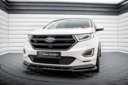 Cup Spoilerlippe Front Ansatz passend für Ford Edge Sport Mk2 schwarz Hochglanz