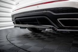 Mittlerer Cup Diffusor Heck Ansatz DTM Look für Ford Edge Sport Mk2 schwarz Hochglanz