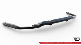 Mittlerer Cup Diffusor Heck Ansatz DTM Look passend für Ford Edge Sport Mk2 schwarz Hochglanz