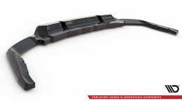 Mittlerer Cup Diffusor Heck Ansatz DTM Look passend für Ford Edge Sport Mk2 schwarz Hochglanz