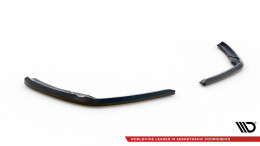 Heck Ansatz Flaps Diffusor passend für Porsche 718 Cayman 982c schwarz Hochglanz