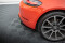 Heck Ansatz Flaps Diffusor für Porsche 718 Cayman 982c schwarz Hochglanz
