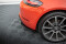 Heck Ansatz Flaps Diffusor passend für Porsche 718 Cayman 982c schwarz Hochglanz