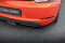 Heck Ansatz Flaps Diffusor passend für Porsche 718 Cayman 982c schwarz Hochglanz