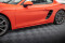 Seitenschweller Ansatz Cup Leisten für Porsche 718 Cayman 982c schwarz Hochglanz