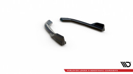 Heck Ansatz Flaps Diffusor passend für BMW X3 G01 schwarz Hochglanz