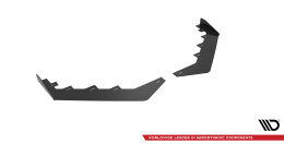 Front Stoßstange Flaps für Subaru BRZ Mk1 Facelift schwarz Hochglanz