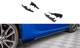 Seitliche Flaps für Subaru BRZ Mk1 Facelift schwarz Hochglanz