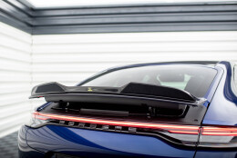 Heck Spoiler Aufsatz Abrisskante 3D passend für Porsche Panamera E-Hybrid 971 Facelift schwarz Hochglanz