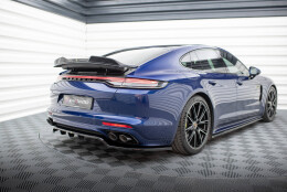 Heck Spoiler Aufsatz Abrisskante 3D passend für Porsche Panamera E-Hybrid 971 Facelift schwarz Hochglanz