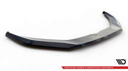 Cup Spoilerlippe Front Ansatz V.1 für Porsche Panamera E-Hybrid 971 Facelift schwarz Hochglanz