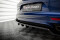 Mittlerer Cup Diffusor Heck Ansatz DTM Look passend für Porsche Panamera E-Hybrid 971 Facelift schwarz Hochglanz
