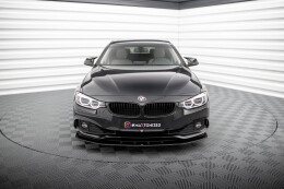 Street Pro Cup Spoilerlippe Front Ansatz für BMW 4er Gran Coupe F36 schwarz