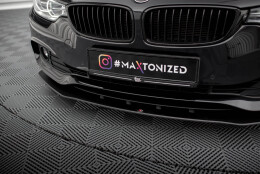Street Pro Cup Spoilerlippe Front Ansatz passend für BMW 4er Gran Coupe F36 SCHWARZ