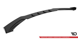 Street Pro Cup Spoilerlippe Front Ansatz + Flaps für BMW 4er Gran Coupe F36 schwarz Hochglanz