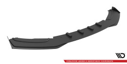 Street Pro Cup Spoilerlippe Front Ansatz passend für BMW 4er Gran Coupe F36 SCHWARZ+ HOCHGLANZ FLAPS