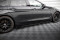 Street Pro Seitenschweller Ansatz Cup Leisten passend für BMW 4er Gran Coupe F36 SCHWARZ+ HOCHGLANZ FLAPS