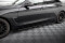 Street Pro Seitenschweller Ansatz Cup Leisten passend für BMW 4er Gran Coupe F36 SCHWARZ+ HOCHGLANZ FLAPS