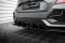 Street Pro Heck Ansatz Flaps Diffusor für Honda Civic Sport Mk 10 Facelift SCHWARZ