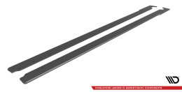 Street Pro Seitenschweller Ansatz Cup Leisten passend für Honda Civic Sport Mk 10 SCHWARZ