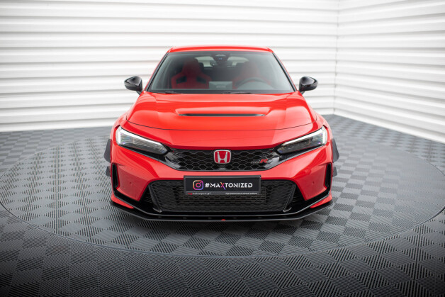 Street Pro Cup Spoilerlippe Front Ansatz passend für Honda Civic Type-R Mk 11 SCHWARZ