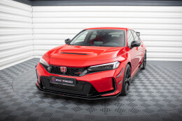 Street Pro Cup Spoilerlippe Front Ansatz passend für Honda Civic Type-R Mk 11 SCHWARZ