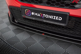 Street Pro Cup Spoilerlippe Front Ansatz passend für Honda Civic Type-R Mk 11 SCHWARZ