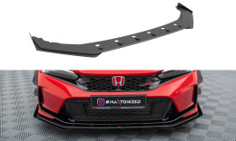 Street Pro Cup Spoilerlippe Front Ansatz passend für Honda Civic Type-R Mk 11 rot+ Hochglanz Flaps