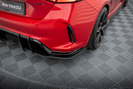 Street Pro Heck Ansatz Flaps passend für Honda Civic Type-R Mk 11 schwarz-rot